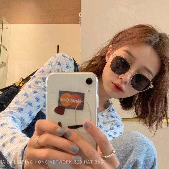 T&amp;Y Kacamata Wanita Hitam Korea Fashion Retro 6502 Kaca Mata Ulzzang Vintage Sunglasses Pantai Korean Impor Murah