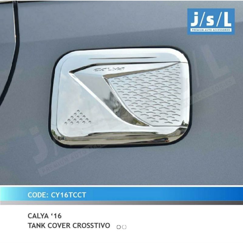 CALYA Cover Tank Tutup Tangki Bensin Crosstivo Chrome JSL