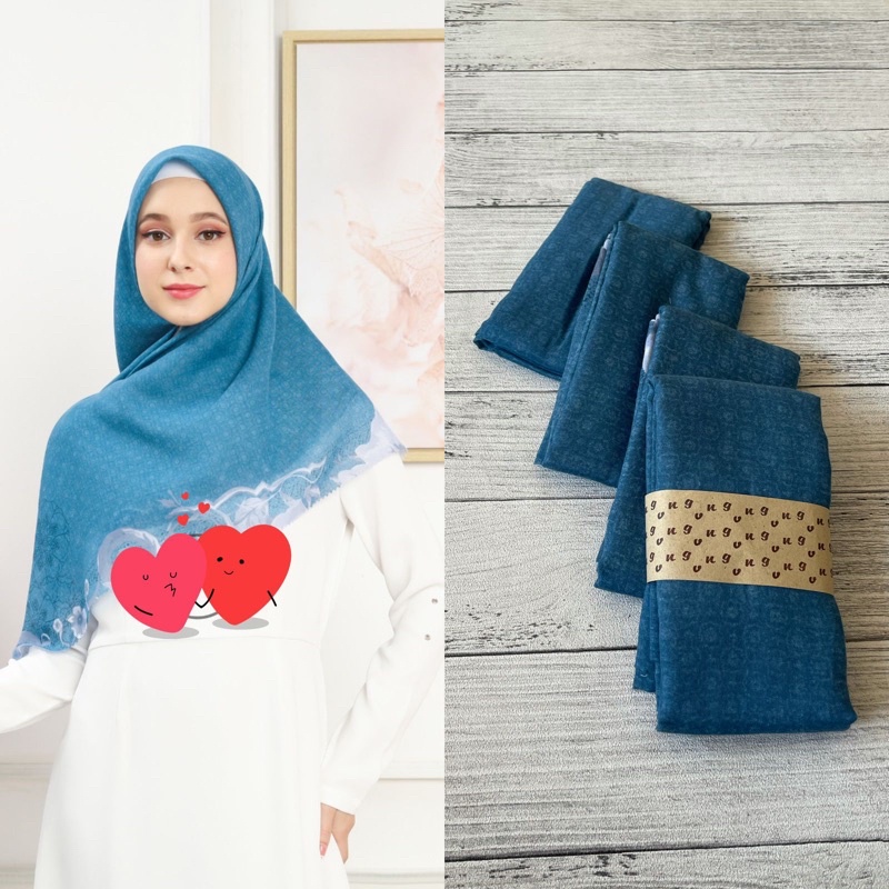 251- 300  Hijab segiempat voal motif-257