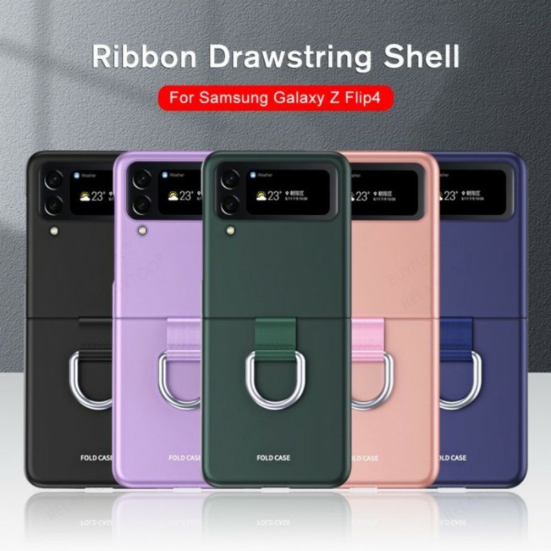Case With Finger Ring for Samsung Galaxy Z Flip 4/ Flip 3 Case Ring