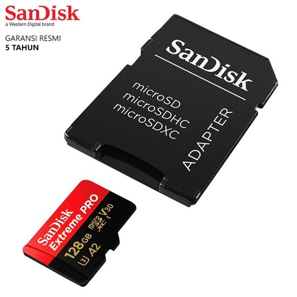 Sandisk Micro SDXC Extreme Pro Up To 200Mbps - 256GB