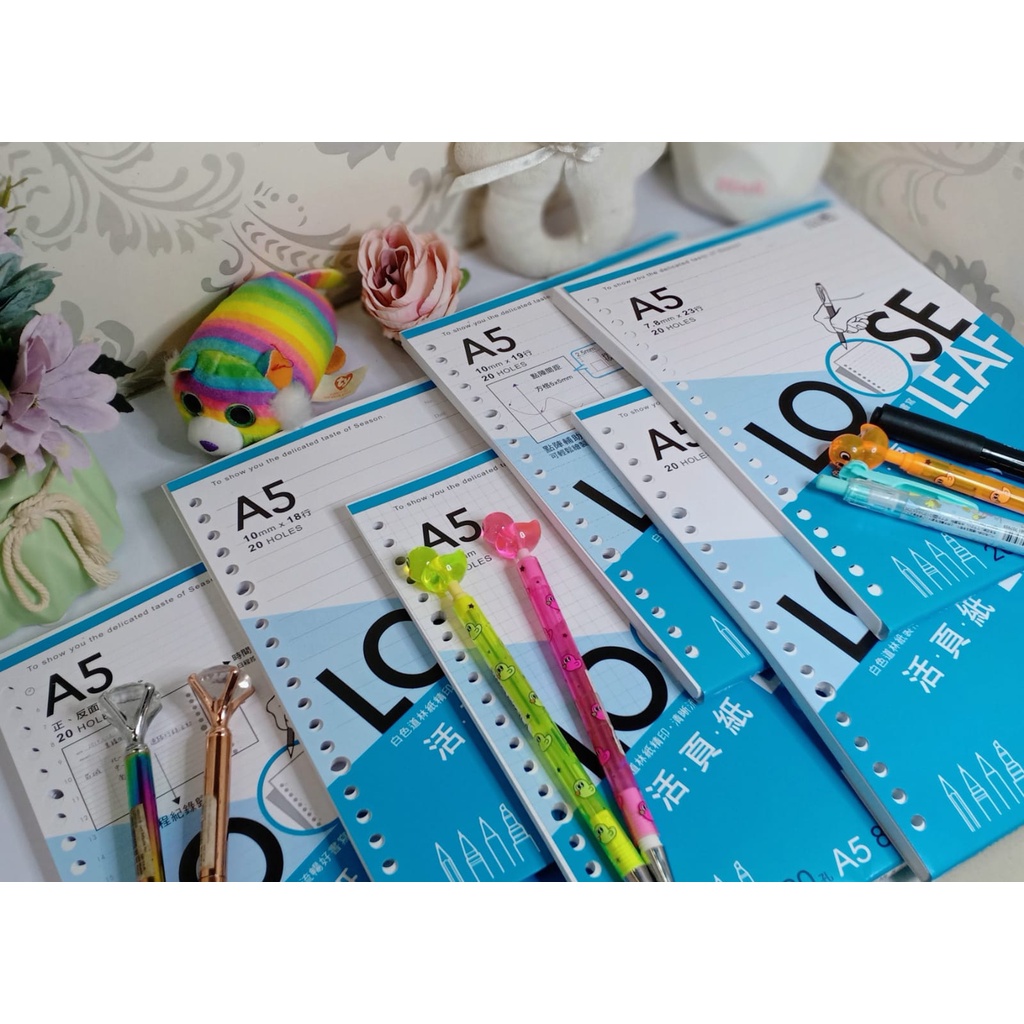 

LOOSE LEAF A5 80 SHEET