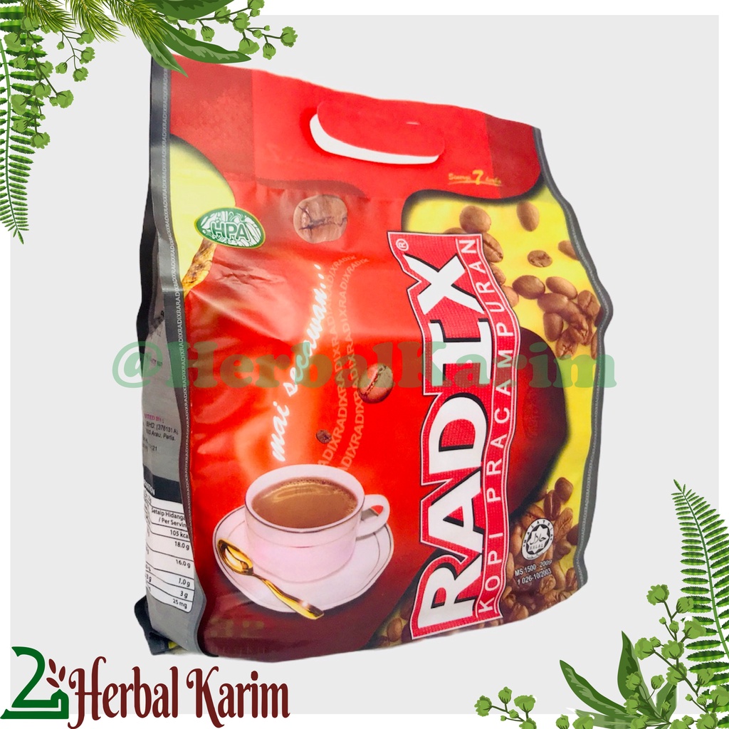 

KOPI RADIX ORIGINAL HPA KOPI PRACAMPURAN - 32 SACHET