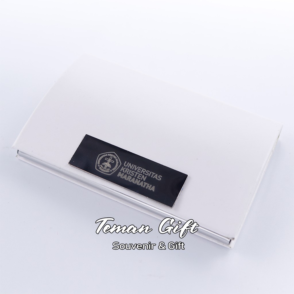 

Name Card Holder NC 18/ Tempat Kartu Nama Kulit Stainless Bisa Custom