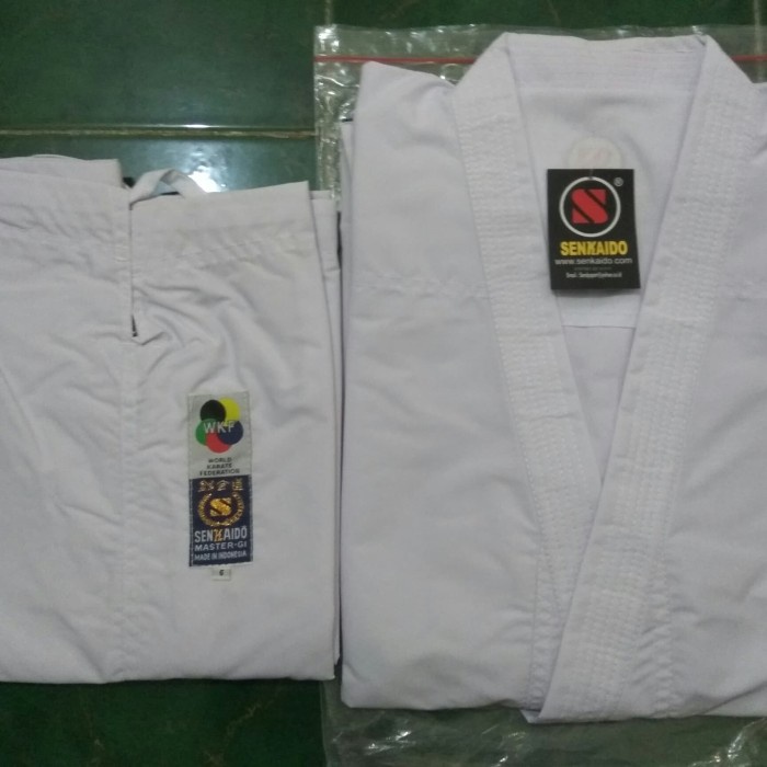 baju kata karate senkaido seragam kejuaraan merk Senkaido karate