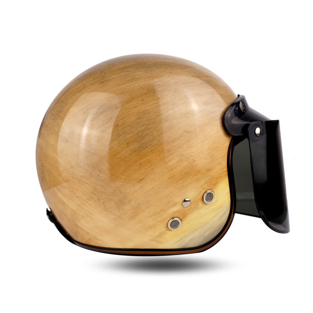 Jitsu Helm Retro Premium JR1 Wood-3