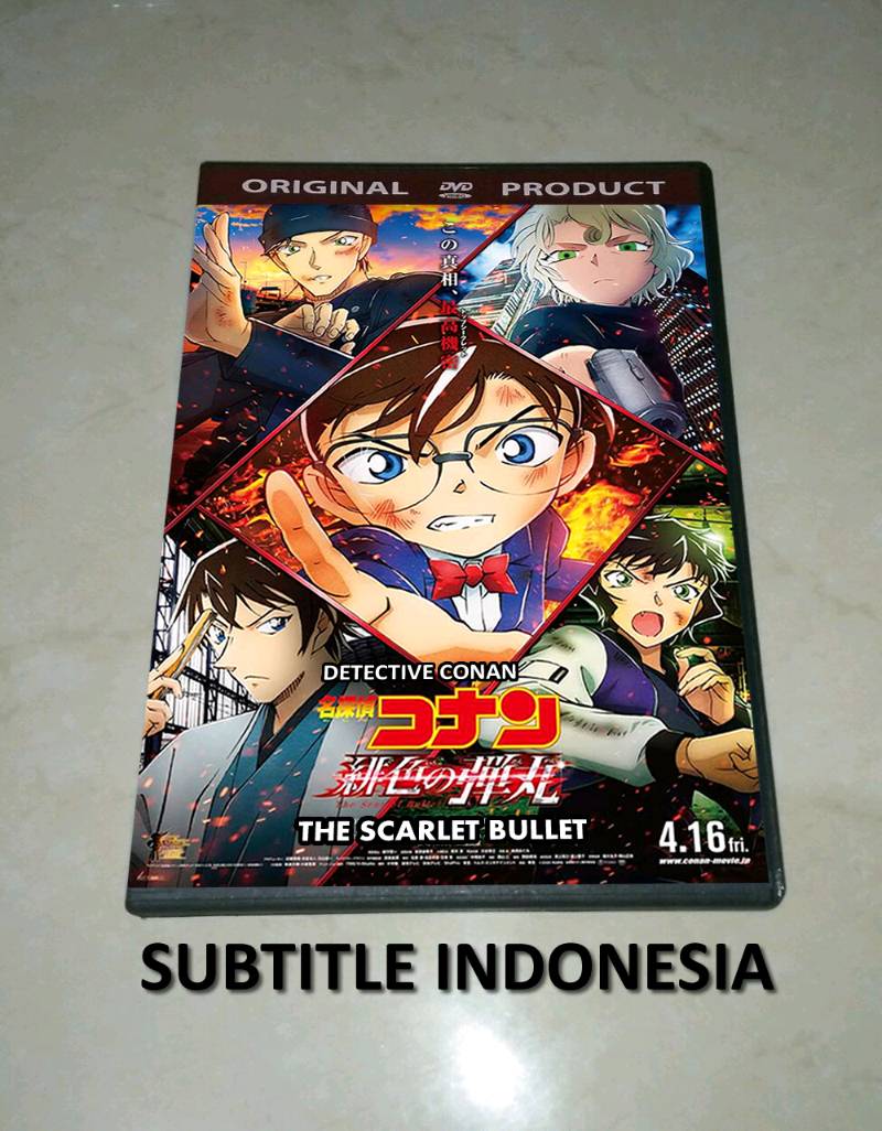 Jual Dvd Detective Conan Movie 24 The Scarlet Bullet 21 Sub Indo Indonesia Shopee Indonesia