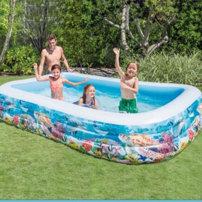 Kolam Renang Besar Panjang 3 Meter X 185Cm Kolam Keluarga Anak Renang Terlaris....