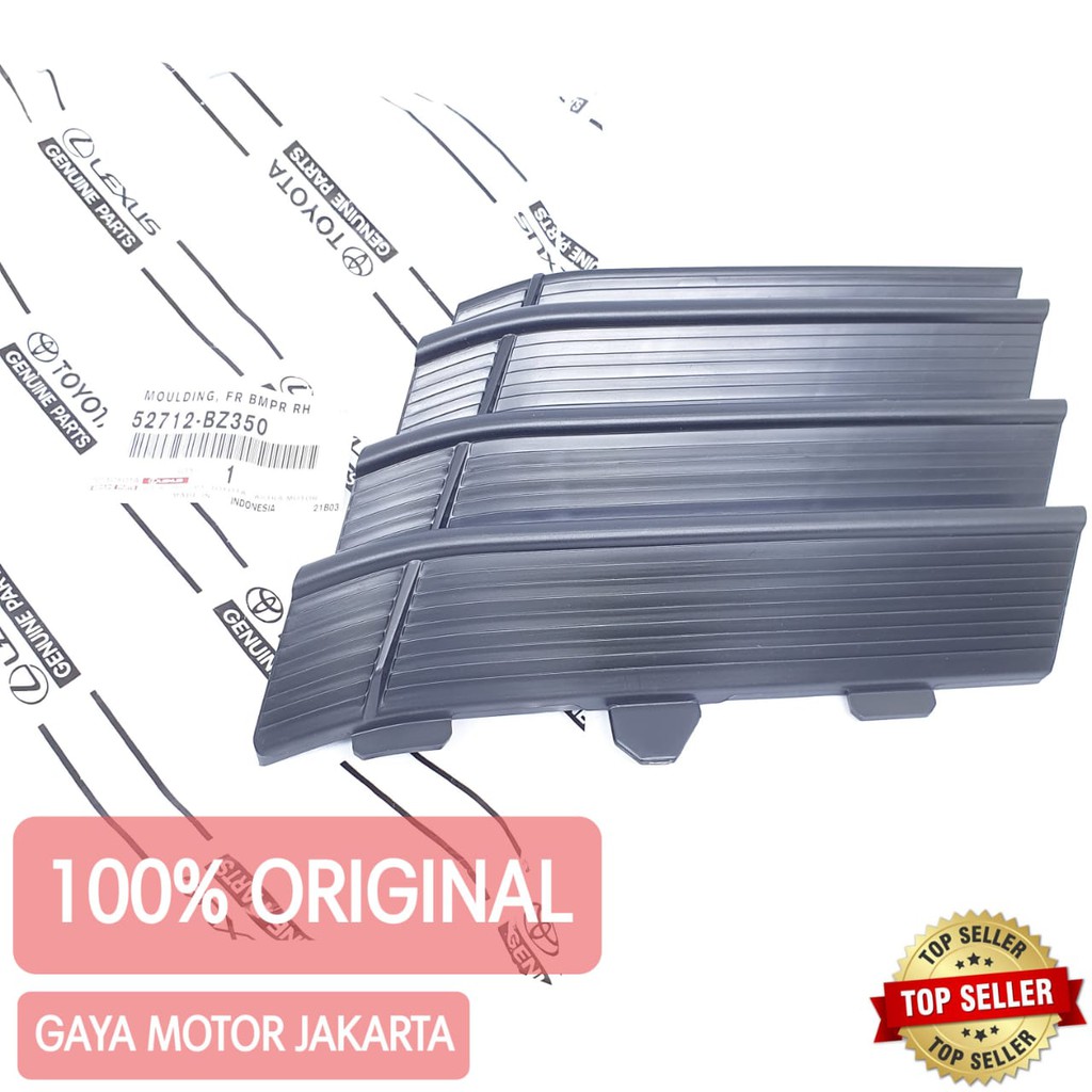 SET Garnish Cover Moulding Bumper Depan Kiri-Kanan Grand Avanza Veloz