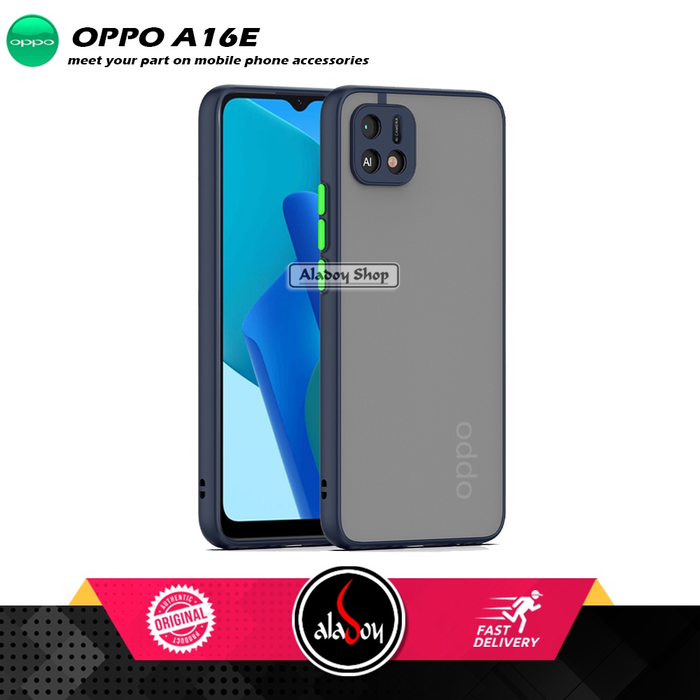 Case OPPO A16E Hard Case AERO Protection Camera Premium Casing