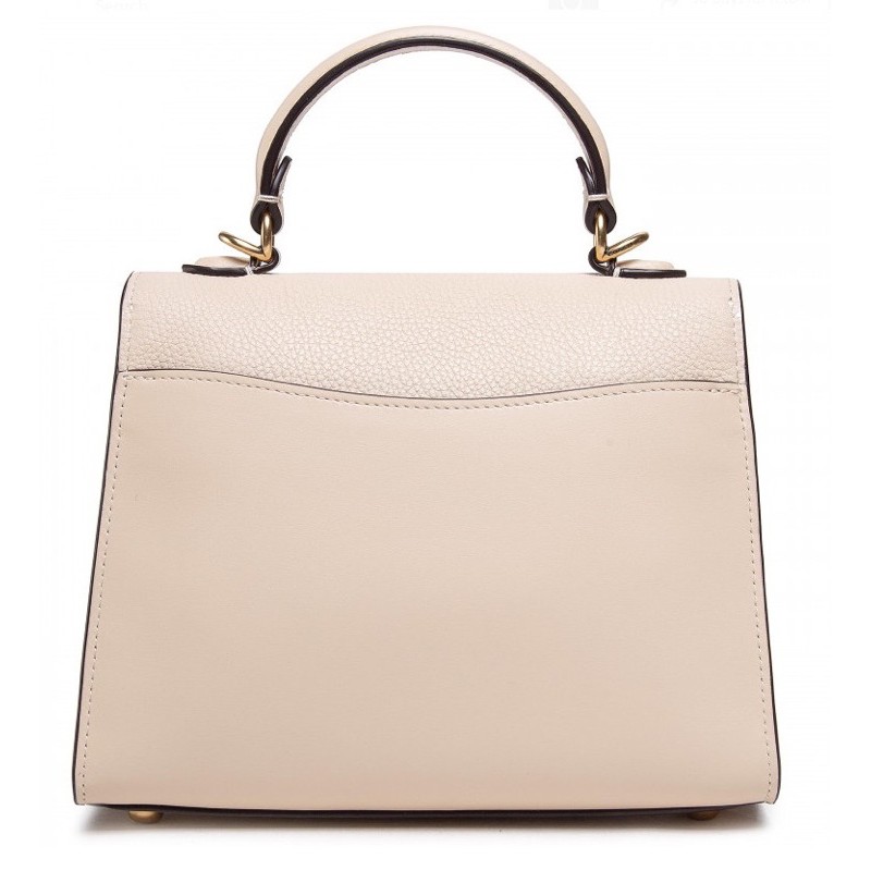 COACH TABBY TOP HANDLE 20 BAG IN PEBBLE - CHALK