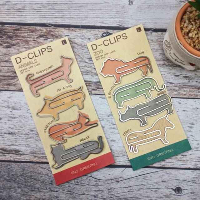 

Paperclip premium animals zoo paperklip kertas