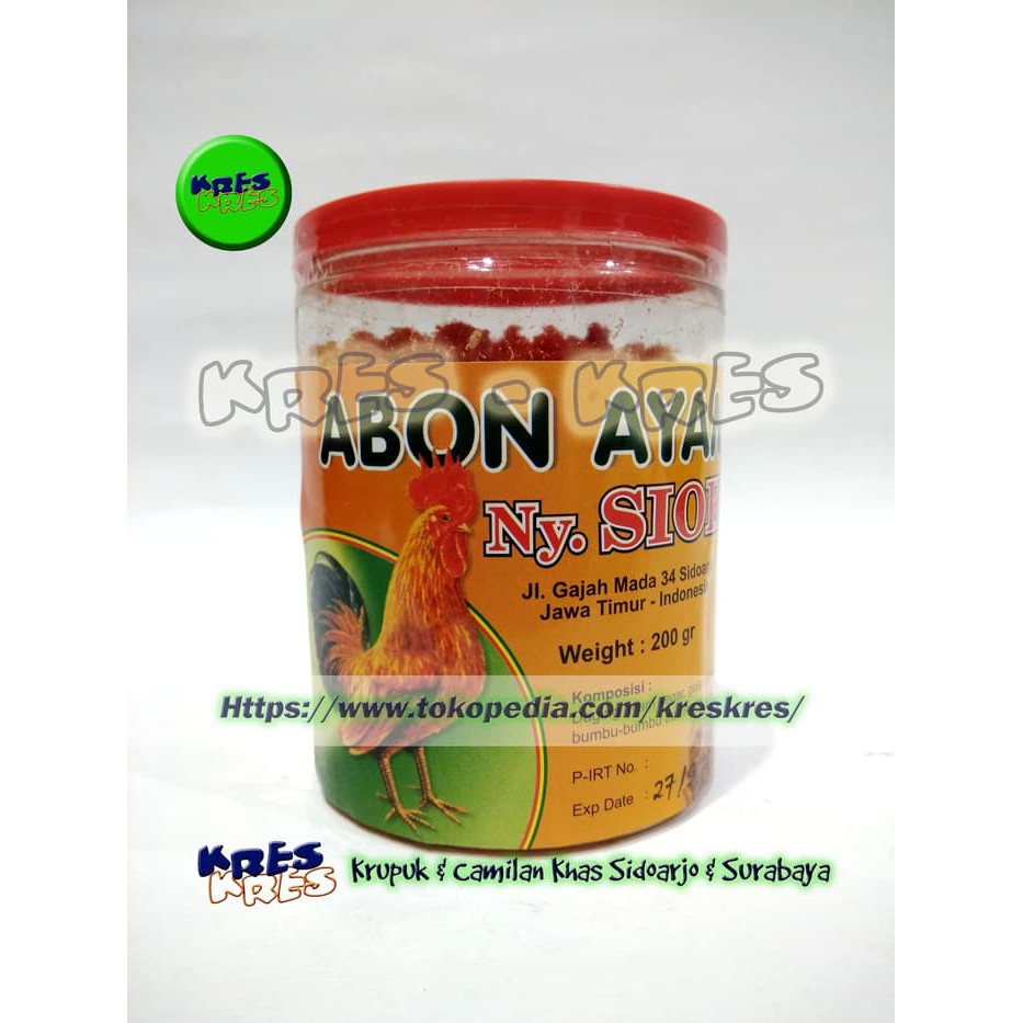 

Abon Ayam Ny. Siok 200gr