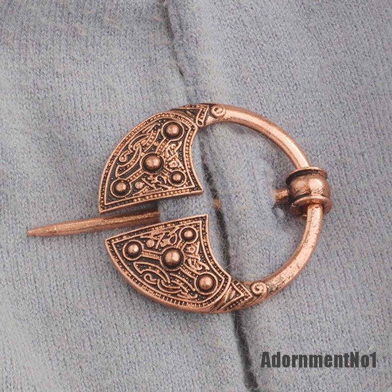 (Adornmentno1) Bros / Pin Gaya Retro Viking Untuk Aksesoris Pakaian