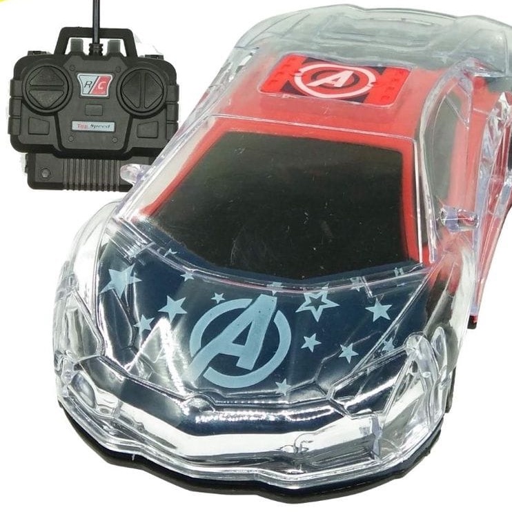 mainan anak mobil remot lampu captain america full / mainan anak laki laki belajar