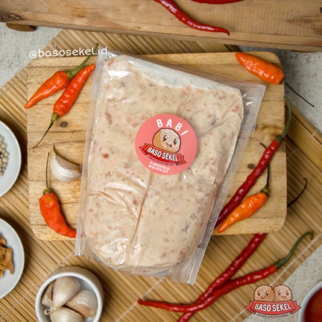 BASO SEKEL - Adonan Bakso Goreng Frozen BABI + Udang