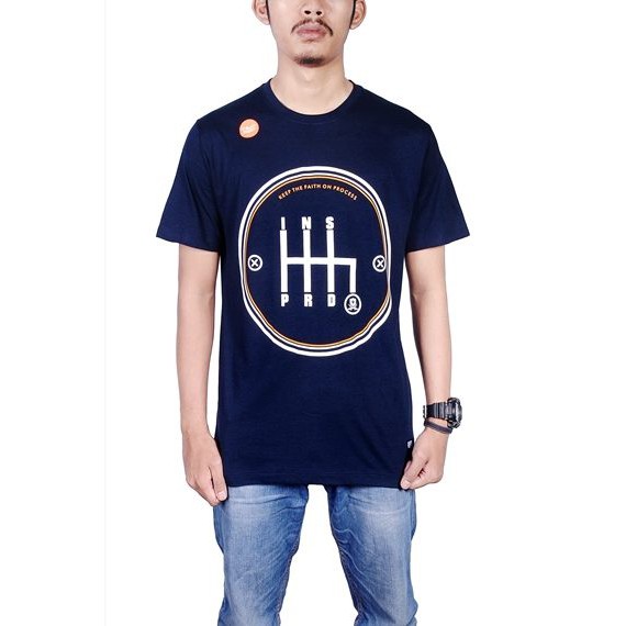 

Inspired27 Tshirt - Plo Gearshift Navy 7/17