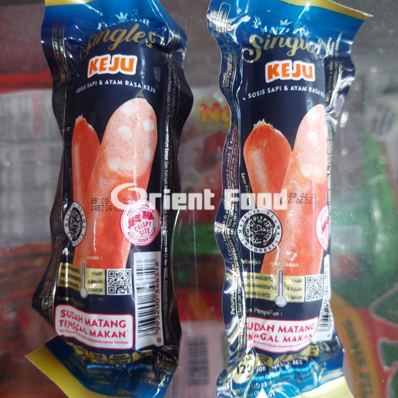

Kanzler Sosis Singles Keju (Siap Makan)
