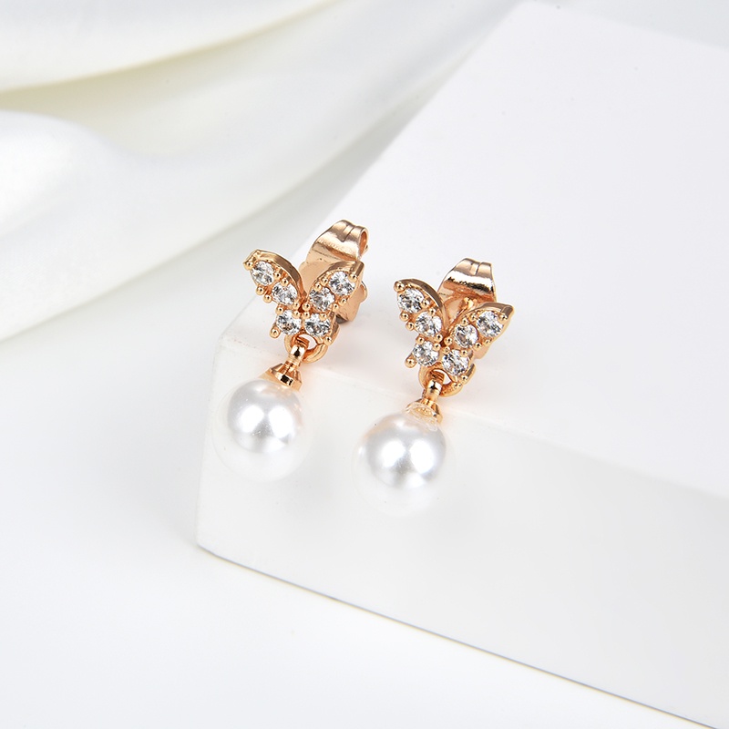 anting titanium wanita emas muda anti karat dewasa tusuk korea asli panjang dan luntur korea style selamanya dewasa 72-80e