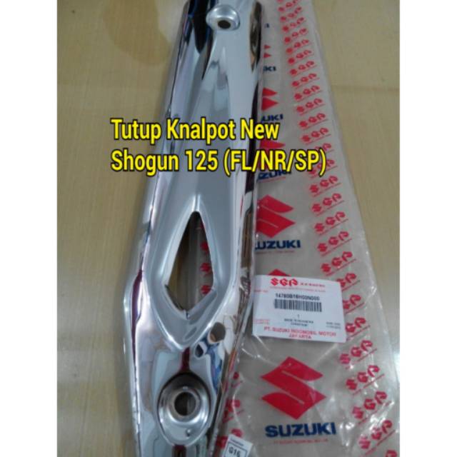 Tutup Knalpot New Shogun FL 125/RR/NR/SP