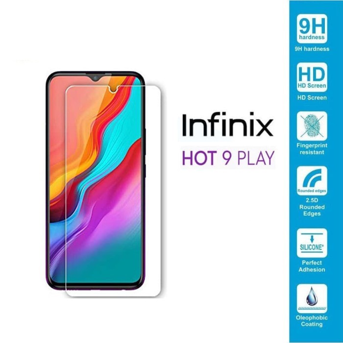 Temperred Glass Kaca Infinix Hot 9 Play/Hot 9/Hot 10/Hot 8/Note 7/Note 7 Lite/Note 8i/Smart 5/Zero 8