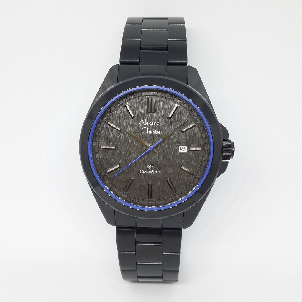 Alexandre Christie Classic Steel 8644MDBIPBABU Jam Tangan Pria