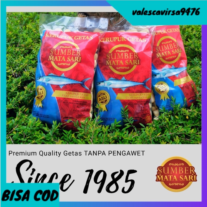 

⭐BISA COD⭐ Kerupuk Getas Sumber Mata Sari 250gr