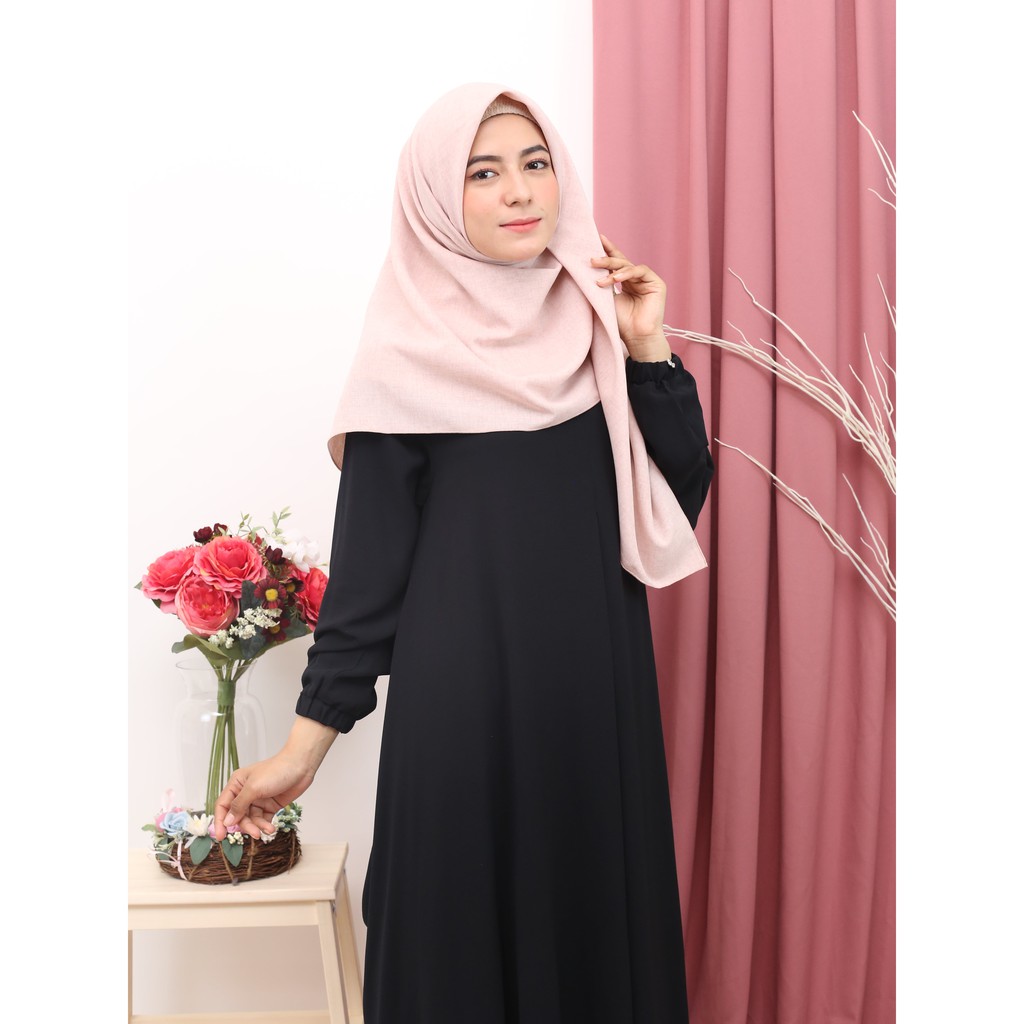 Jilbab Square Segiempat / Hijab Square Segiempat Superfine Voal Jasmine - Pink