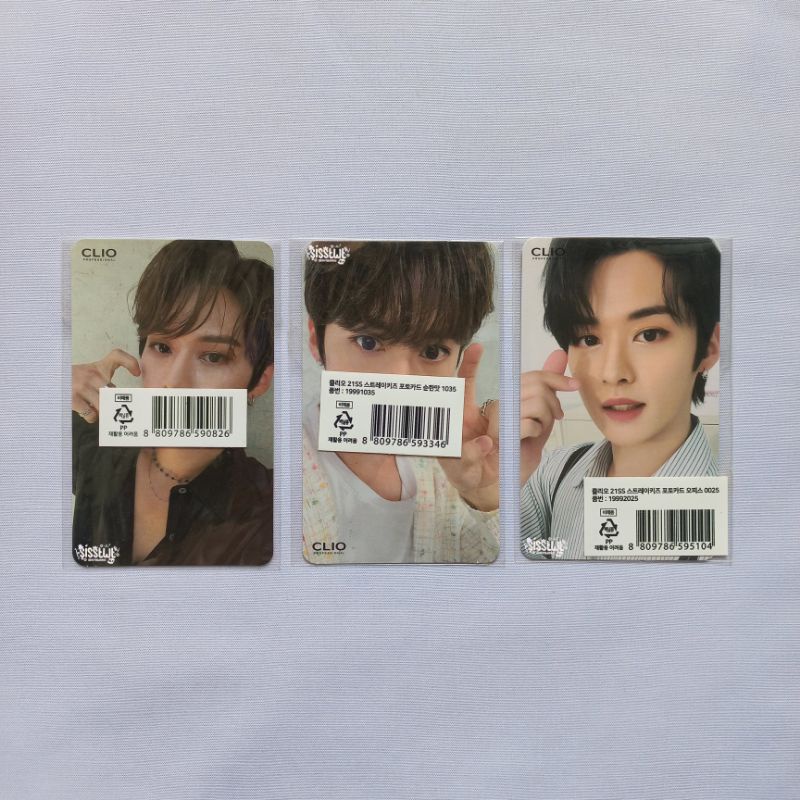 Photocard Stray Kids Clio Lee Know Spicy, Mild, Office (1 Set)