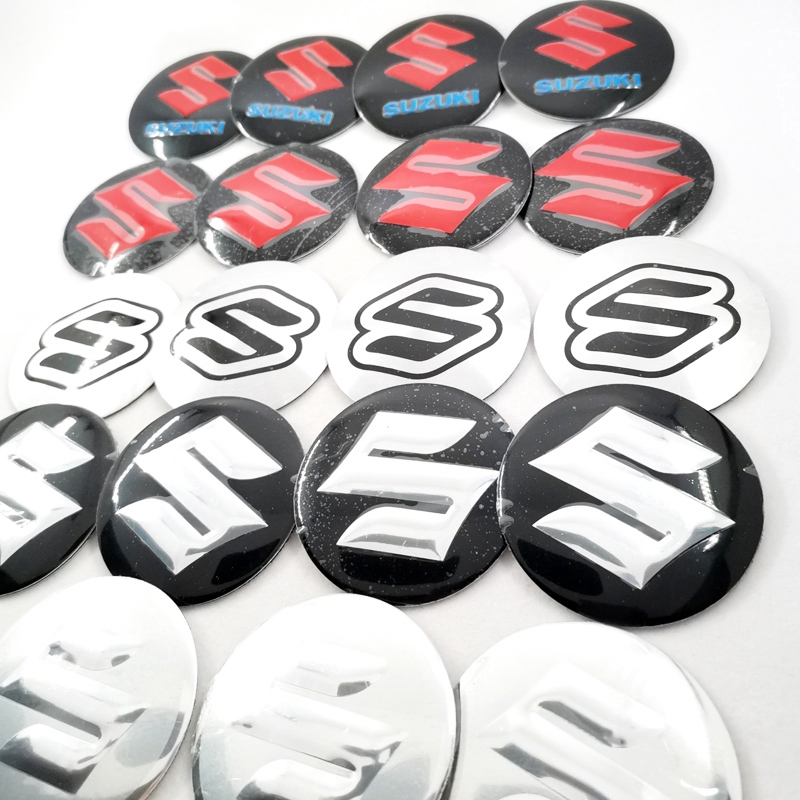 Stiker Emblem Logo Suzuki Ukuran 4x56mm Untuk Velg Hub Mobil