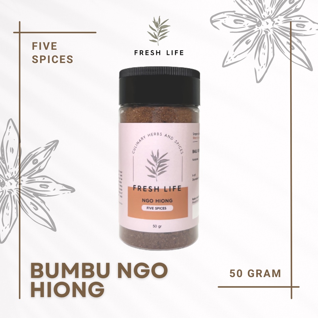 

Bumbu Ngo Hiong (Five Spices) Fresh Life 50 gr