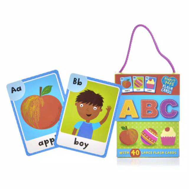 Tiny Tots Flash Cards Abc Shopee Indonesia