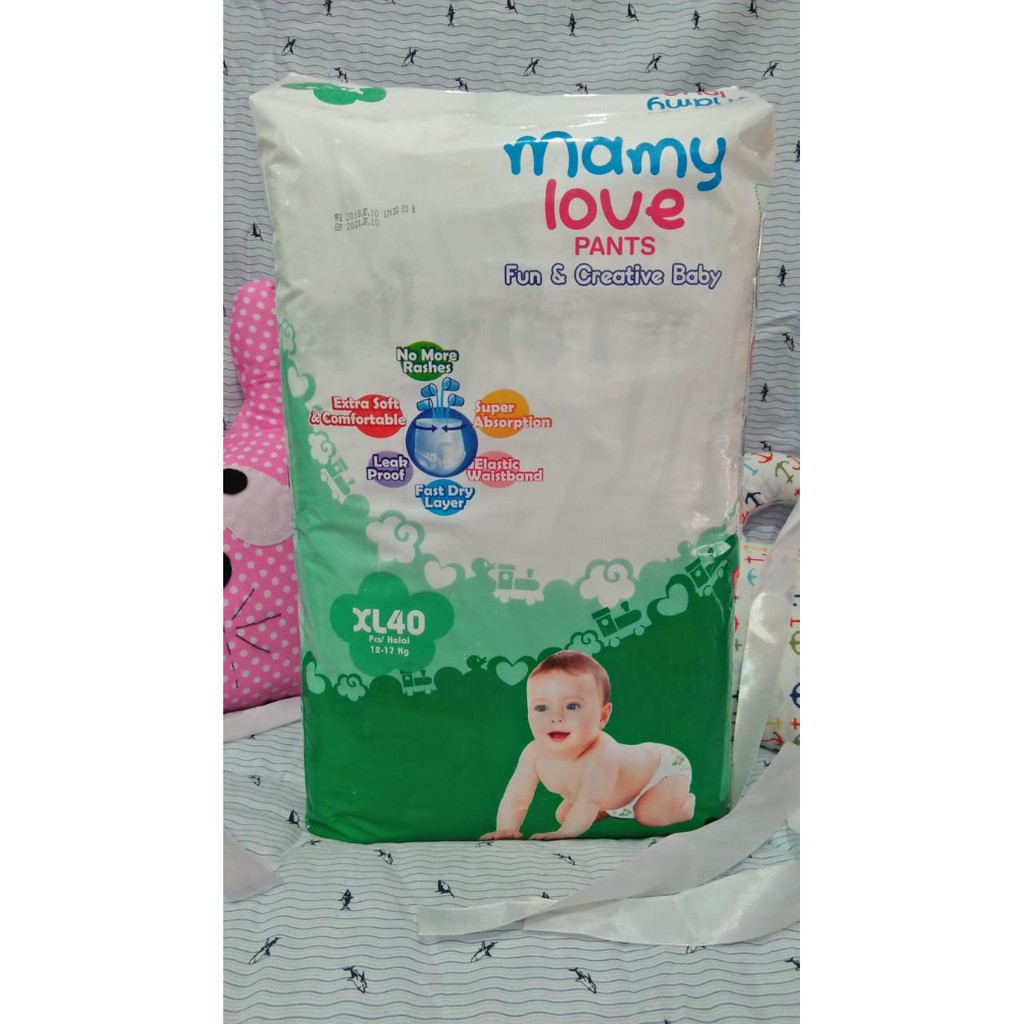 Mamy Love Pants XL 40 - HTA SUSU / PAMPERS / DIAPERS