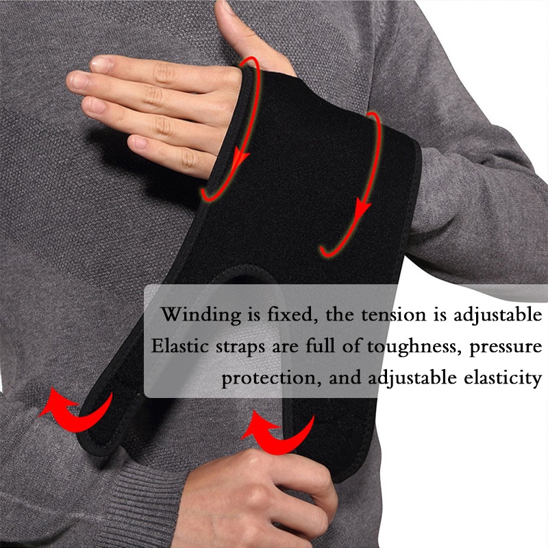 Carpal Tunnel Splint Brace Deker Pergelangan Tangan Wrist Belat Pergelangan Tangan Bracer CTS Orthotic