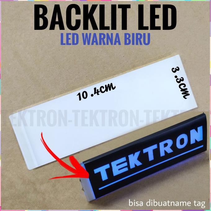 

Backlit 1x LED biru LCD 4x20 4*20 Name Tag Papan Nama Nyala Back Light tektron22 Ayo Beli