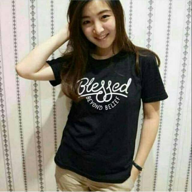 TODASE_Shopp BLESSED BEYOND BELIEF HITAM