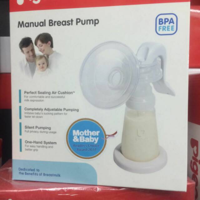 Manual breast pump pigeon