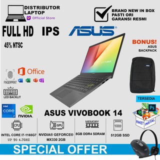 Asus Vivobook 14 A413EP VIPS751 intel i7-1165G7 8GB 512GB