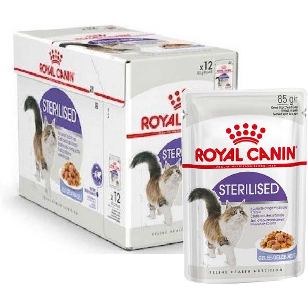 Royal Canin Sterilised JELLY 85gr 85 gr Wet Makanan Kucing Sterilized