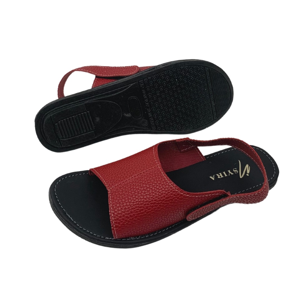 Insyira - Sandal Wanita Disty / Sandal Papirut Wanita Non Slip Alas Hitam / Sandal Wanita Talincang