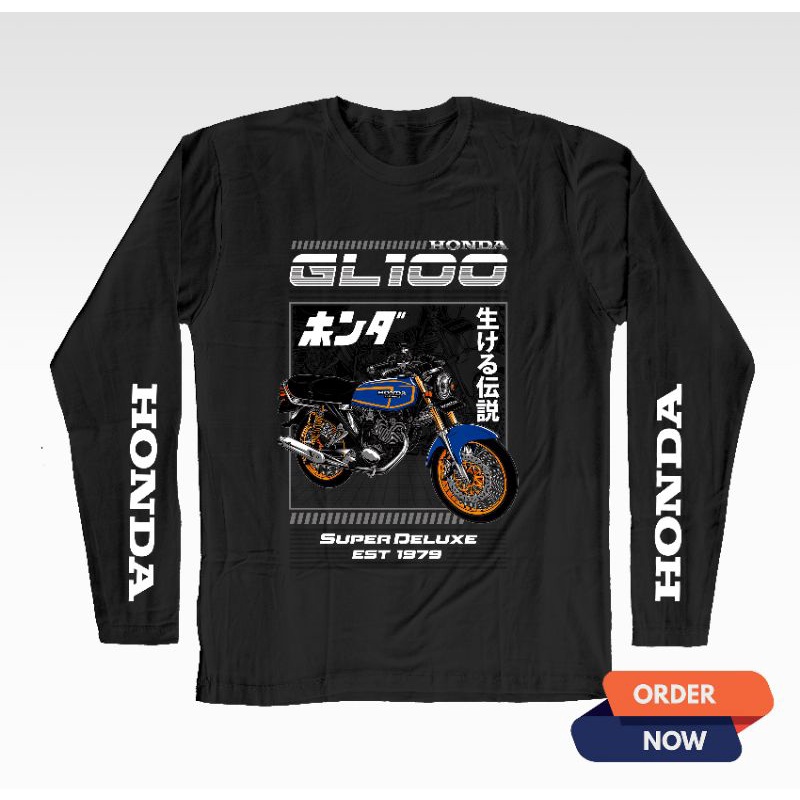 KAOS BAJU GL100 KLASIK KAOS BAJU CB HEREX LENGAN PANJANG