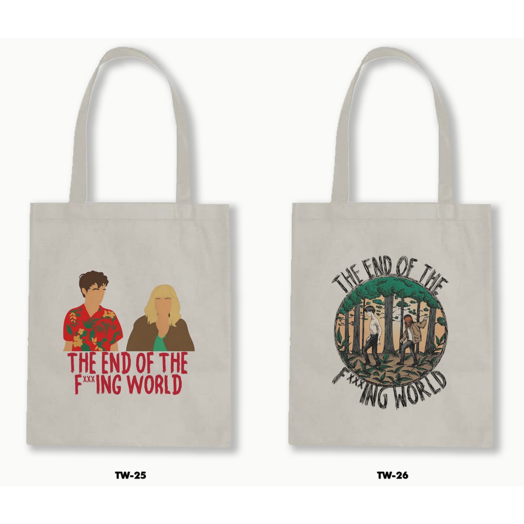 TOTE BAG BLACU - THE END OF THE F***ING WORLD 2