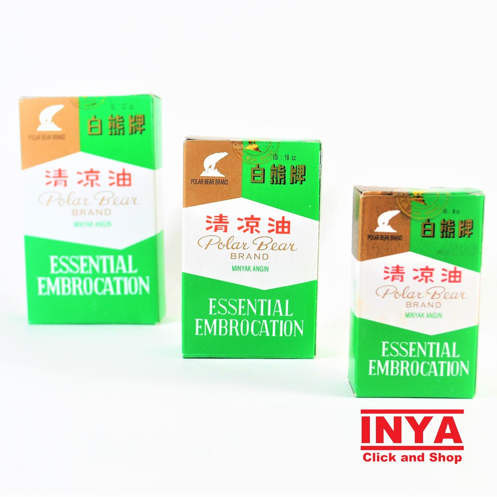POLAR BEAR BRAND ESSENTIAL EMBROCATION 8cc - Minyak Angin
