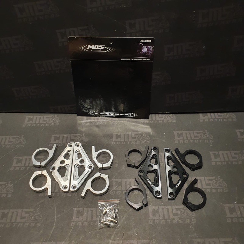 Bracket Lampu Kupingan Lampu Depan CNC MOS 310mm