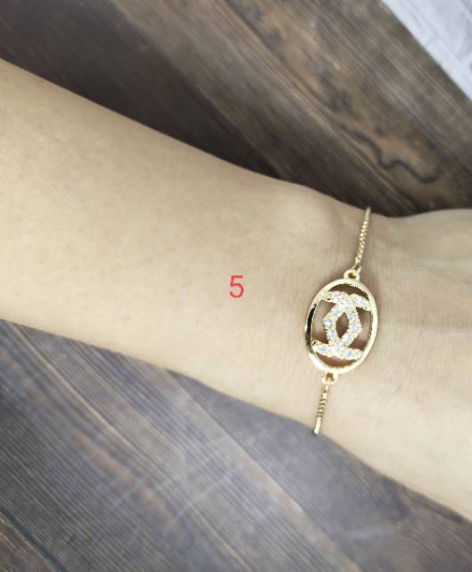 Fifi Fashion Gelang Santa 1 Fashion  Gold Perhiasan Wanita Trend Artis