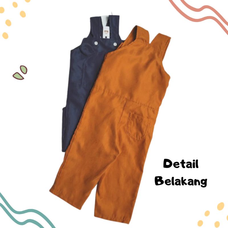 Overal Anak Coduroy 2-4 tahun Laurakidshop