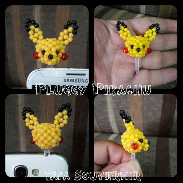 Pluggy/Earplug/gantungan hp Pikachu