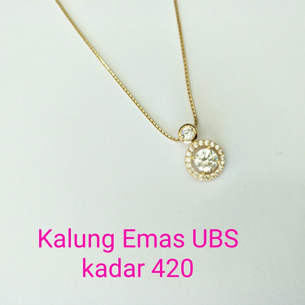 Kalung Emas UBS Kadar 420 Berat 3.63 gram