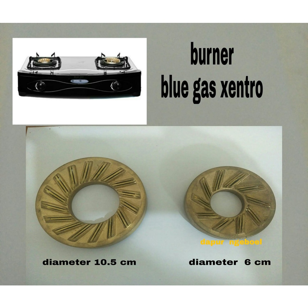 Burner blue gas - kuningan kompor blue gas