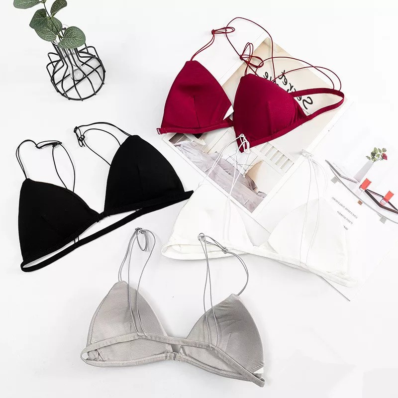 Alibaba1688 Bra Wanita Bralette Sexy Tanpa Kawat Pakaian Dalam Wanita Import